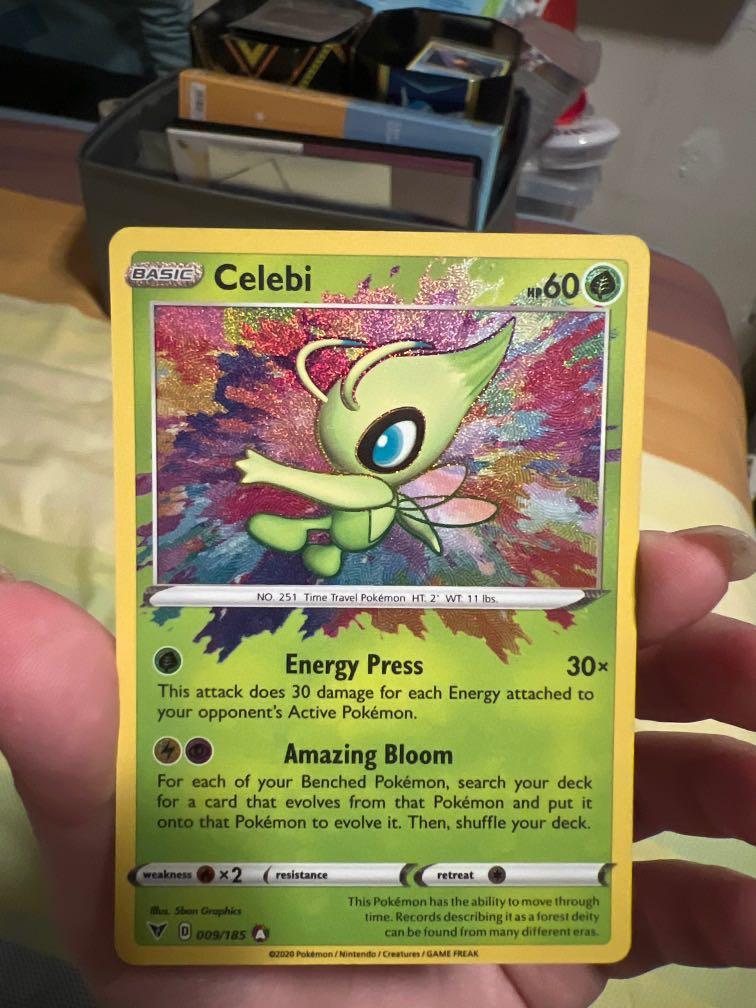 Articulos De Coleccionismo Juegos Cartas Coleccionables Celebi Pokemon Vivid Voltage Amazing Rare Card Pack Fresh 009 185 Ma