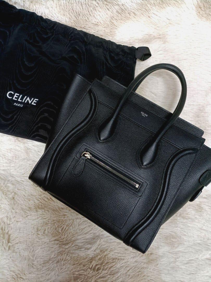 Celine micro luggage black