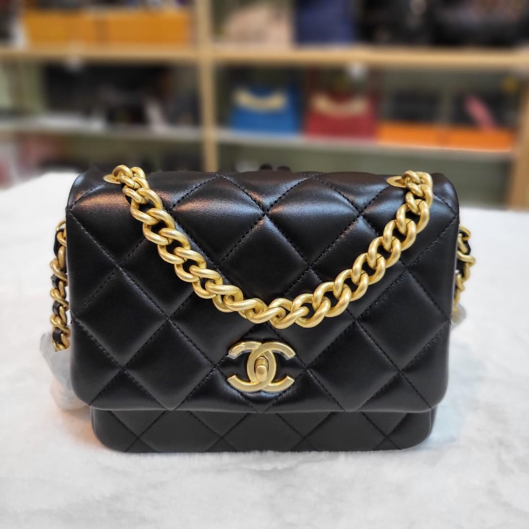 Chanel Chevron Mini Flap Bag, Luxury, Bags & Wallets on Carousell