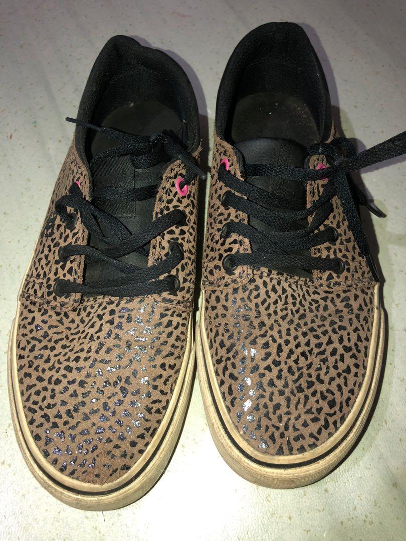 dc leopard print shoes