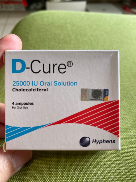 Dcure 25000 IU, Health & Nutrition, Medical Supplies & Tools on Carousell