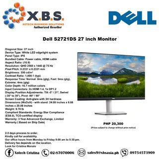 Dell S2721DS 27 inch Monitor