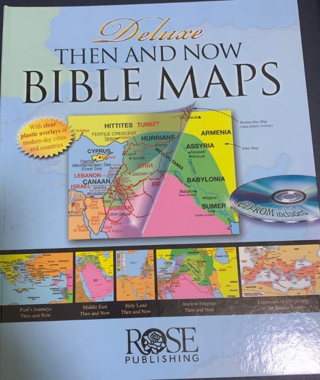 Deluxe Then and Now Bible Maps with CD-ROM, Hobbies &amp; Toys, Books &amp; Magazines, Religion Books on ...