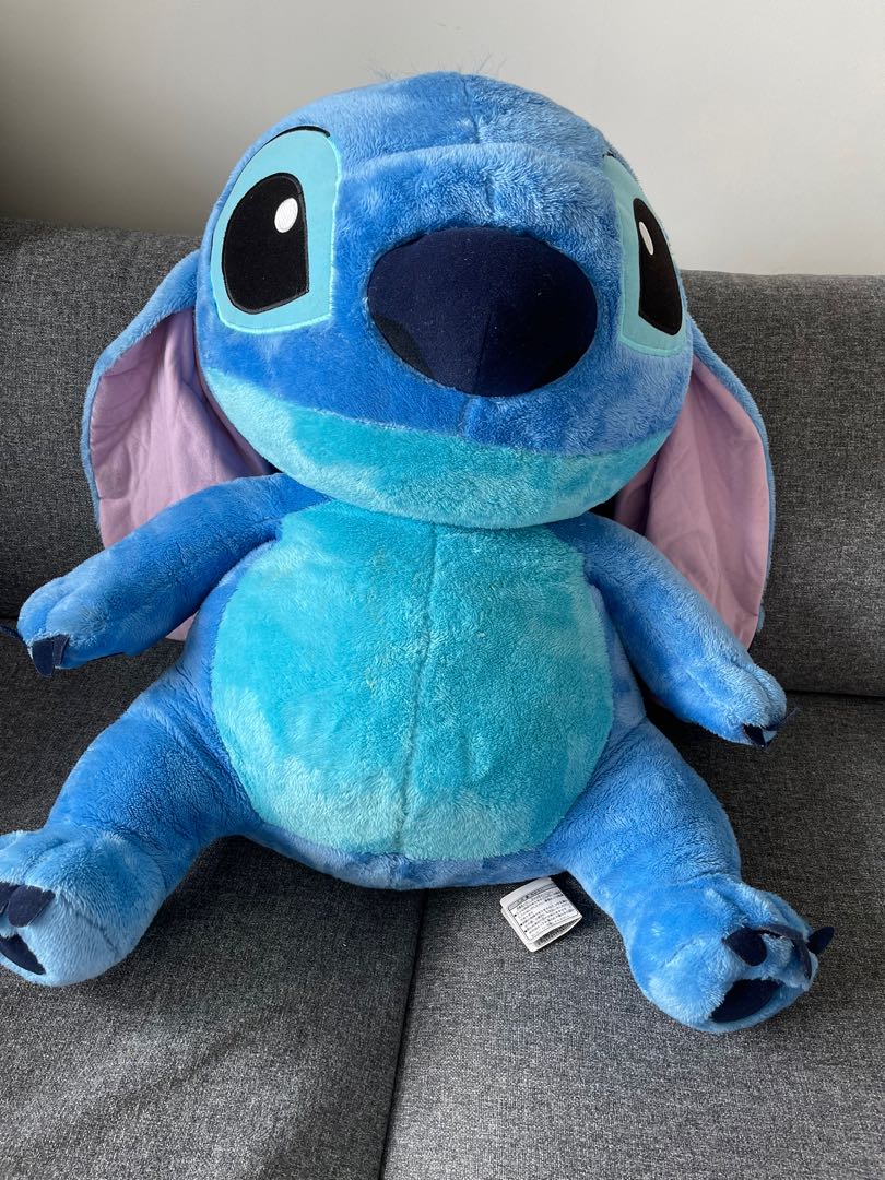 Disney Giant Stitch Plush, Hobbies & Toys, Toys & Games On Carousell