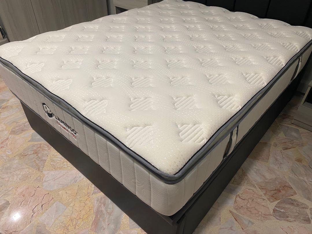 Flamingo pocketed spring mattress with deals pillowtop