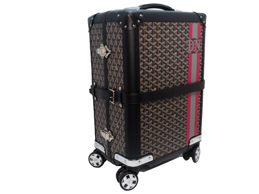Goyard travel bag trolley top