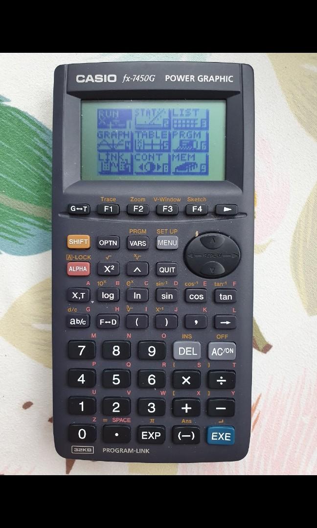 casio fx 7450g power graphic
