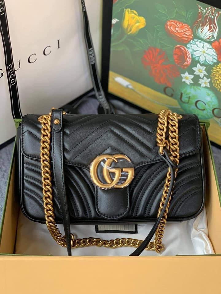 Gucci Marmont 26cm calf skin leather Luxury Bags Wallets on Carousell