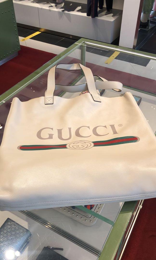 Gucci clearance white tote