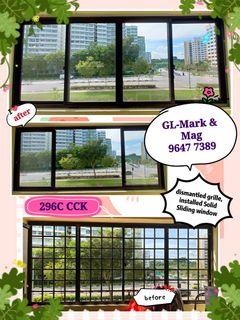 HDB Window,HDB Aluminium Grille, BTO grille, BTO window