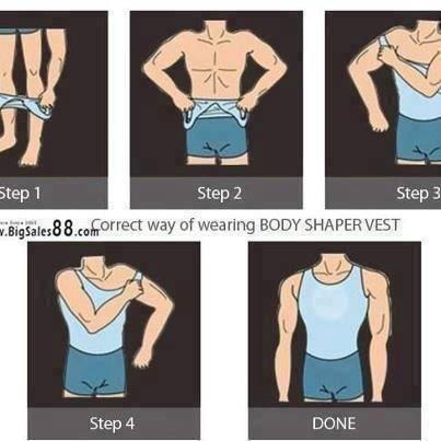 Hot Slimming Vest Top For MEN - Slim N Lift - MEN's Shirt Body