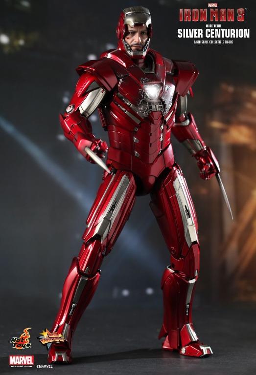 Hot Toys 1 6 MMS213 IronMan3 MARK XXXIII Silver Centurion SPECIAL EDITION