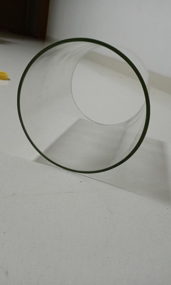 Hurricane Glass Bottomless Cylinder Vase, Furniture & Home Living, Home