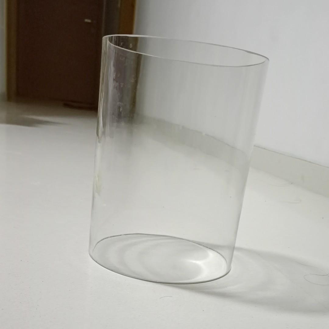 Hurricane Glass Bottomless Cylinder Vase, Furniture & Home Living, Home