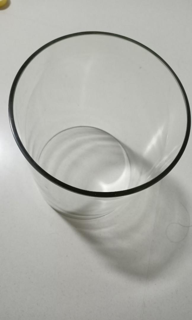 Hurricane Glass Bottomless Cylinder Vase, Furniture & Home Living, Home
