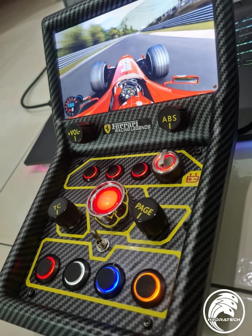 Hydratech Button box Sim Racing, Hobbies & Toys, Toys & Games on Carousell