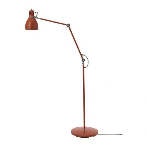 IKEA AROD floor lamp standing with light bulb Furniture Home