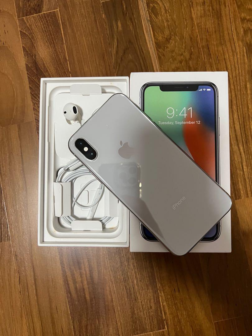 iPhone X Silver 64 GB 箱のみ！ | infocorrosion.com