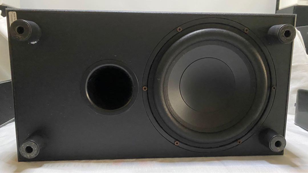 Jamo 5.1 speakers for AV receiver, powerful active subwoofer, Audio