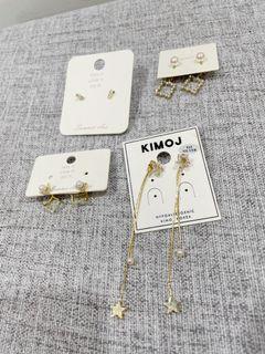Brand New! Korean Earrings S925 Sterling Silver Needles Christmas Gift/New Year Gift