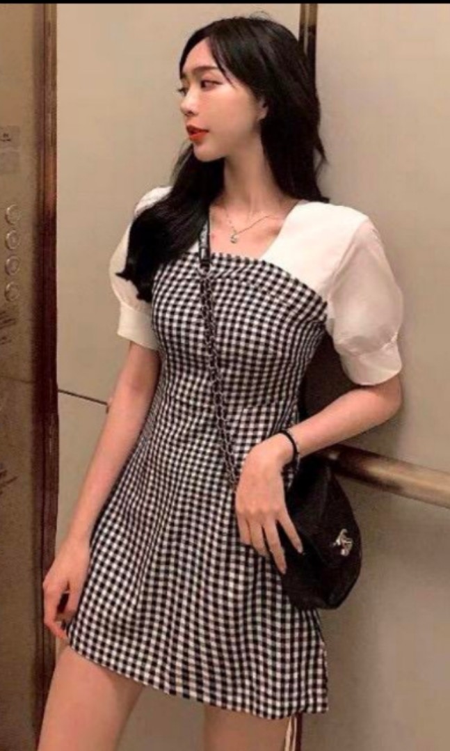 Korean Mini Dress, Fesyen Wanita ...