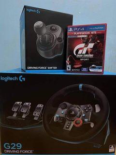 Logitech G29 Driving Force with Shifter and Grand Turismo Game
