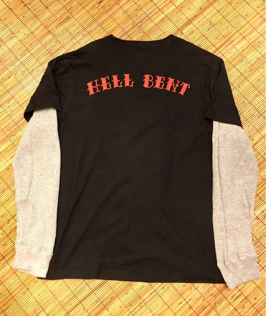 long sleeve lucky brand, Fesyen Pria 