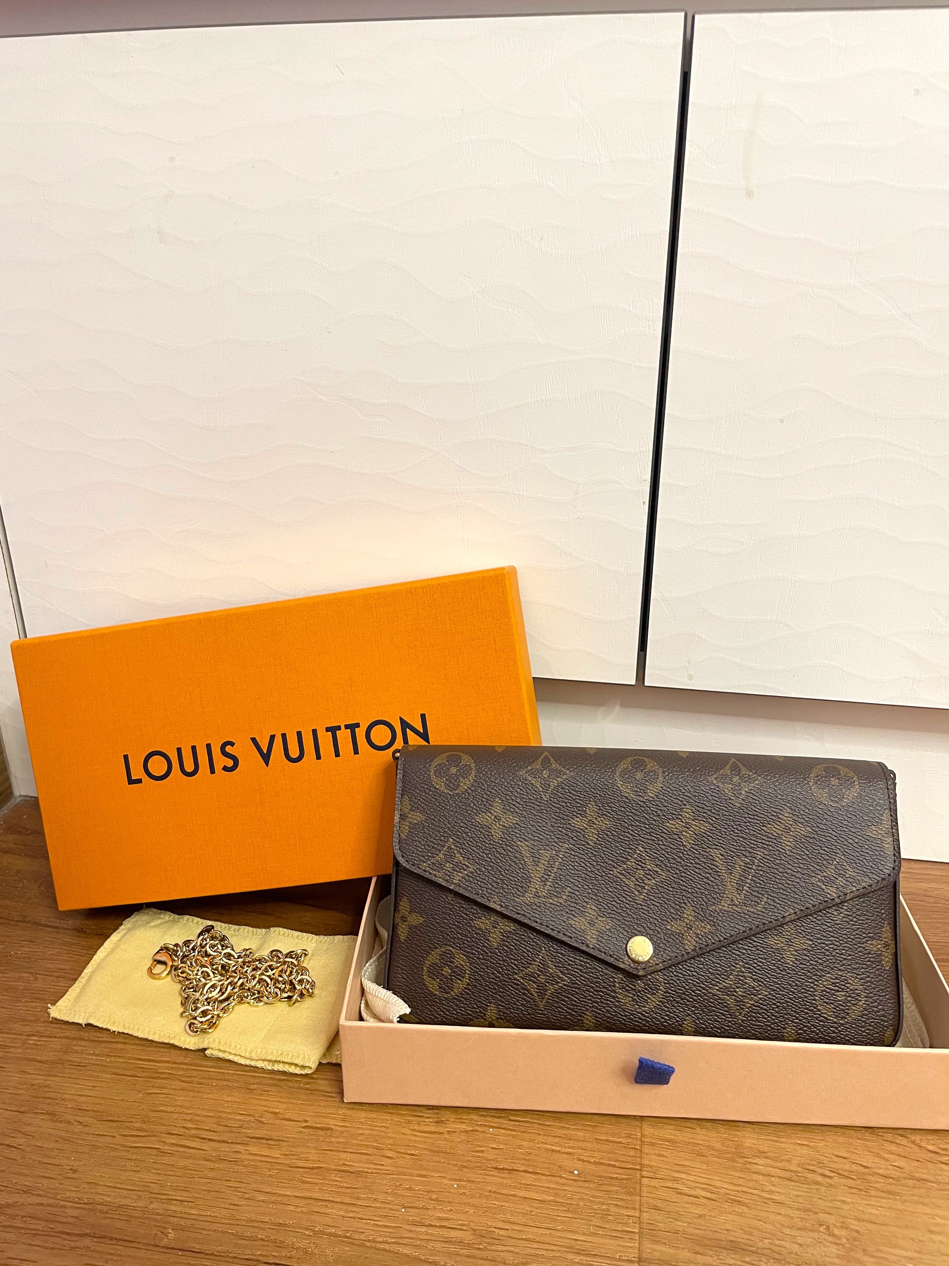 LV Felicie Pochette Fuschia M61276, Luxury, Bags & Wallets on Carousell