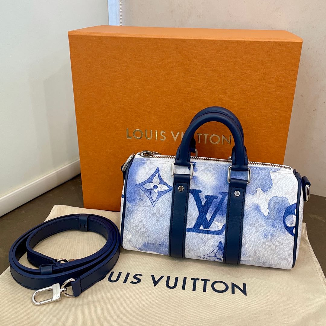 Louis Vuitton Monogram Watercolor Keepall Bandouliere XS - Blue Messenger  Bags, Bags - LOU774366
