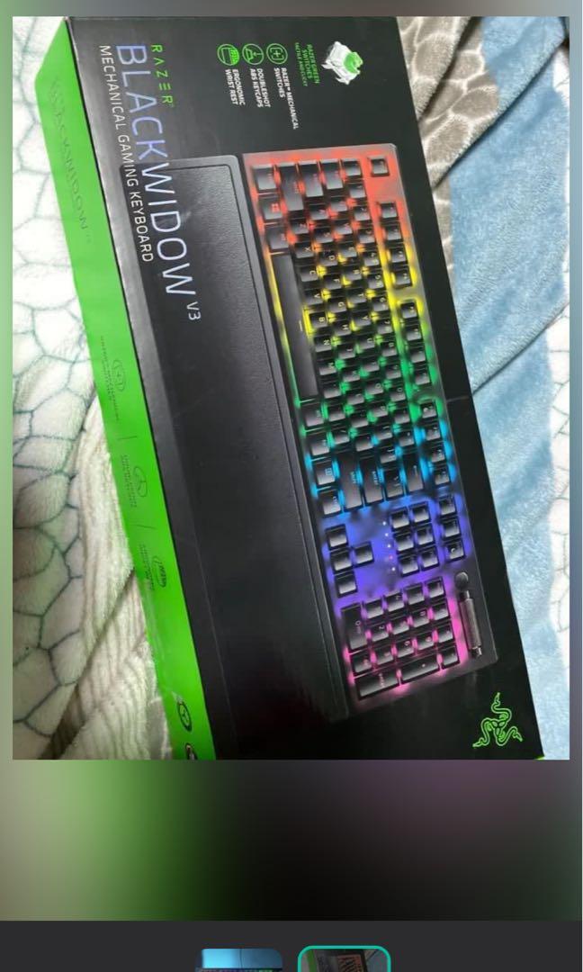 Mechanical Gaming Keyboard Razer Blackwidow v3, Computers & Tech, Parts ...