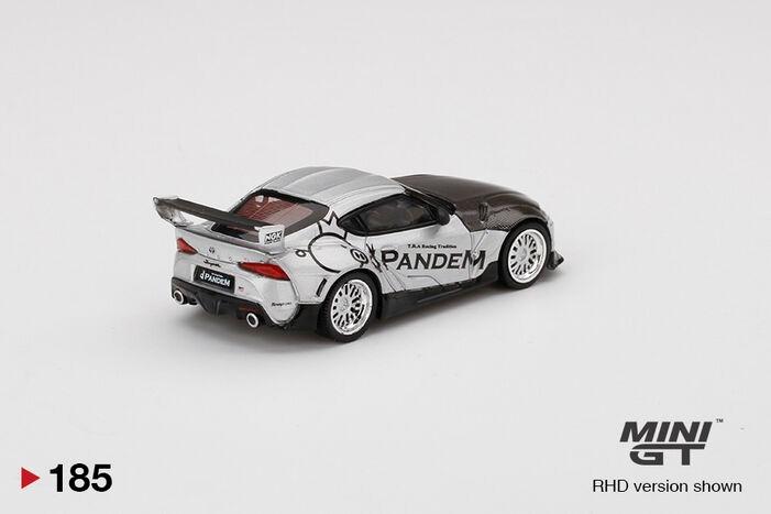 MINI GT 185 toysrus Pandem Toyota GR Supra V1.0 Silver, 興趣及遊戲