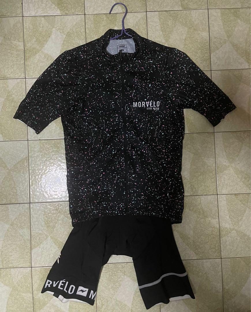 Morvelo jersey for sale full set Men s Fashion Activewear on Carousell