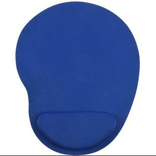 Mouse Pad with Wrist Rest - Blue