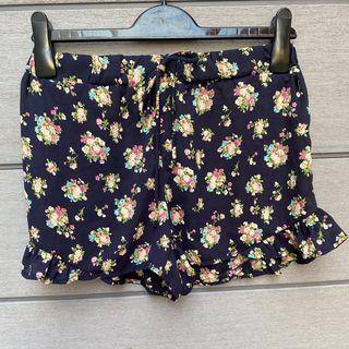 Navy Blue Floral Shorts (Proceeds to be donated to victims of Typhoon Odette)