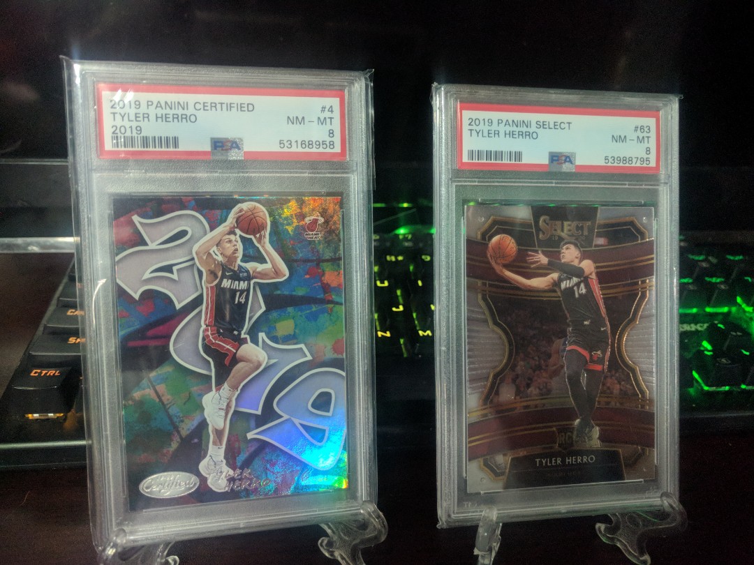 NBA Cards Tyler Herro RCs Set (Rush) get both slabs for 2k, Hobbies