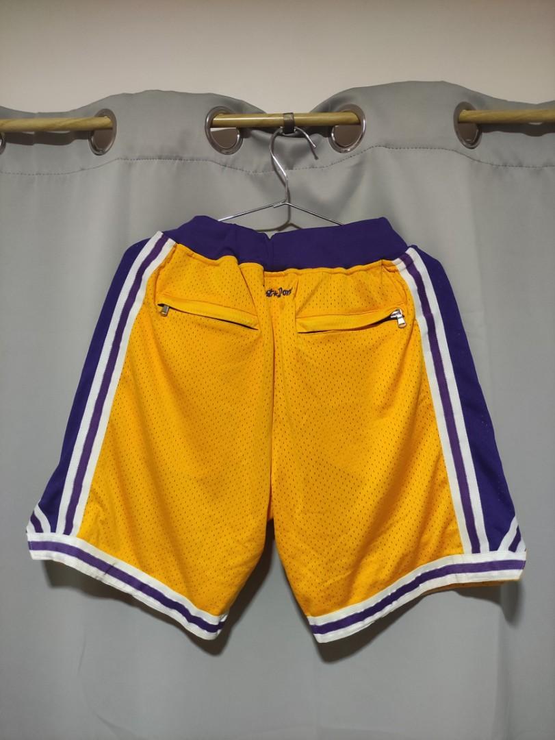 Just Don 1996-97 NBA Los Angeles Lakers Men's Basketball Shorts