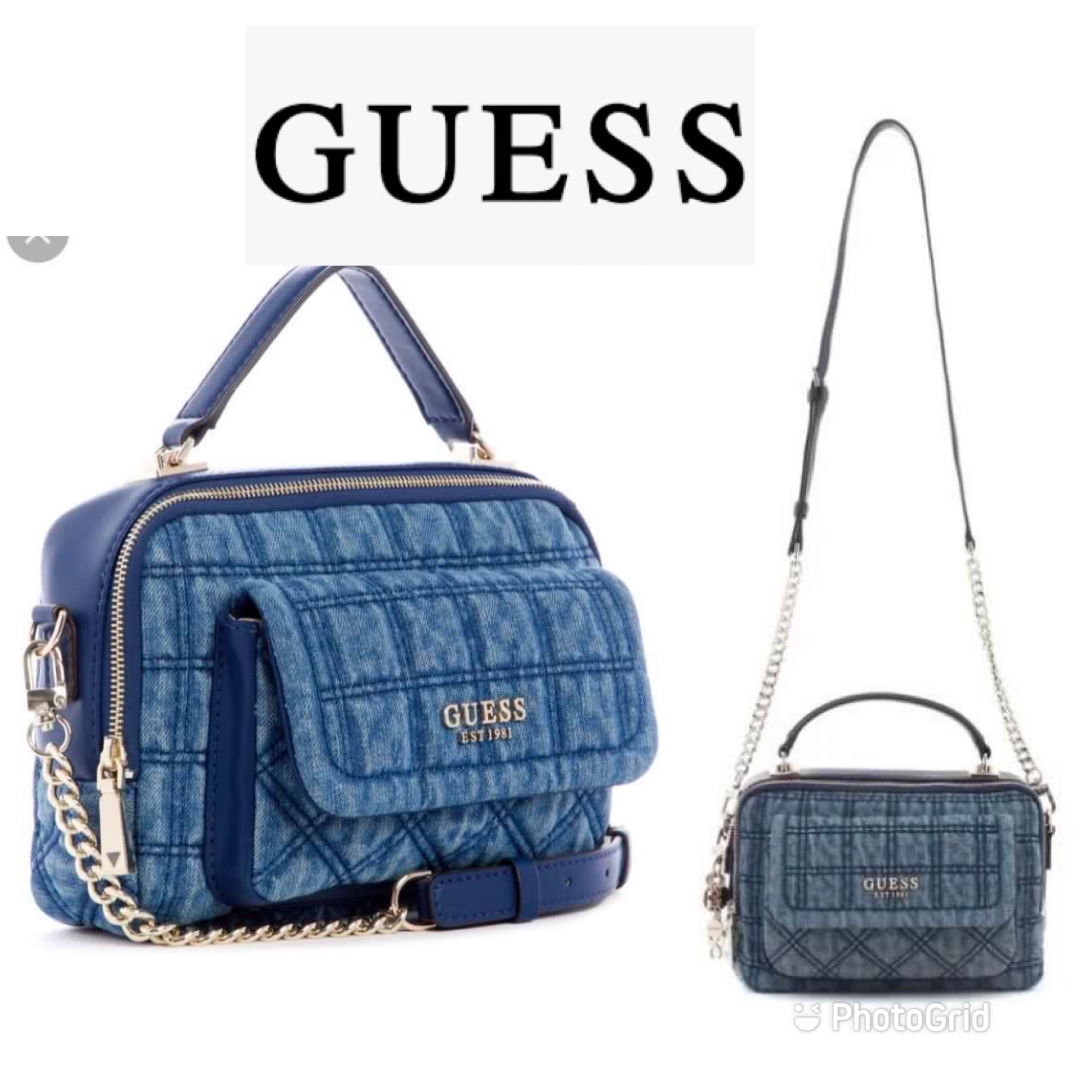NEW Guess Denim crossbody Bag Women Authentic Women s Fashion