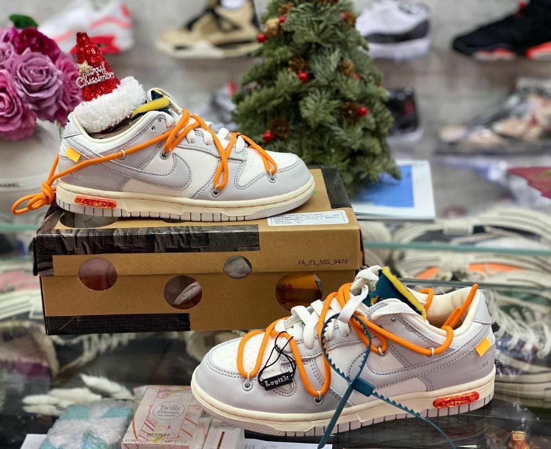 Nike dunk low x off white \