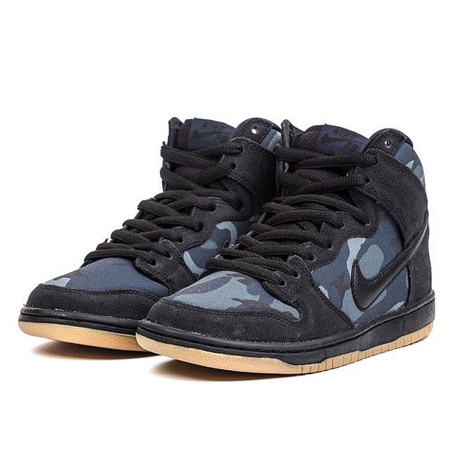 NIKE SB DUNK HIGH PRO OBSEDIAN CAMO Men s Fashion Footwear Sneakers on Carousell