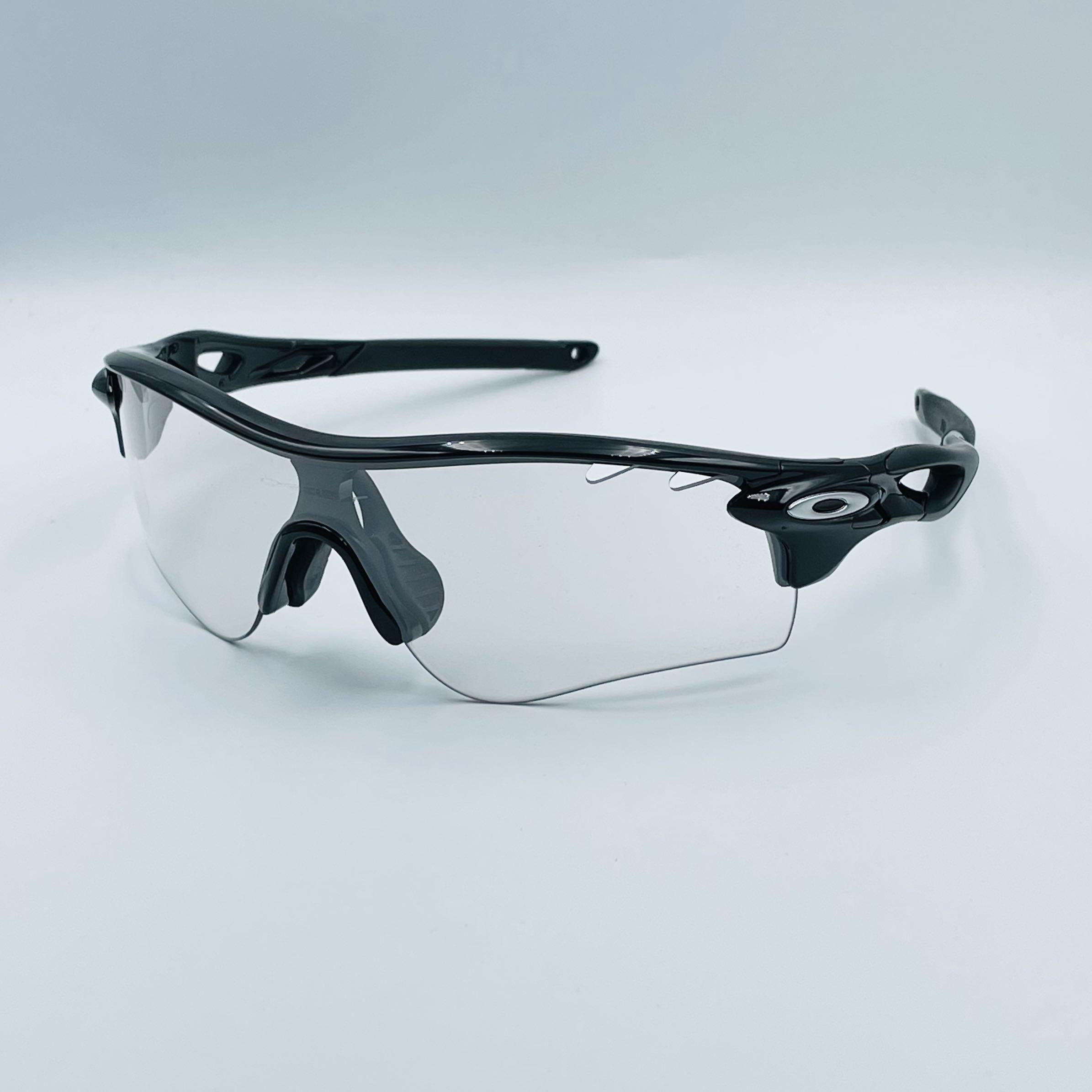Oakley Radarlock A Polished Black Photochromic Custom Men s Fashion Watches Accessories Sunglasses Eyewear on Carousell