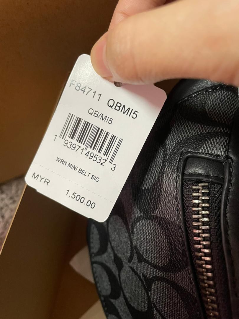 Original coach slings waist bag, Men's Fashion, Bags, Sling Bags on Carousell