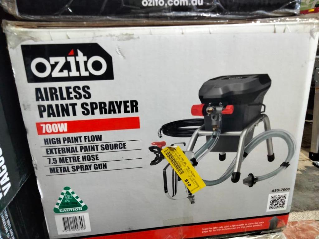Ozito Airless Paint Sprayer, Commercial & Industrial, Construction Tools & Equipment on Carousell