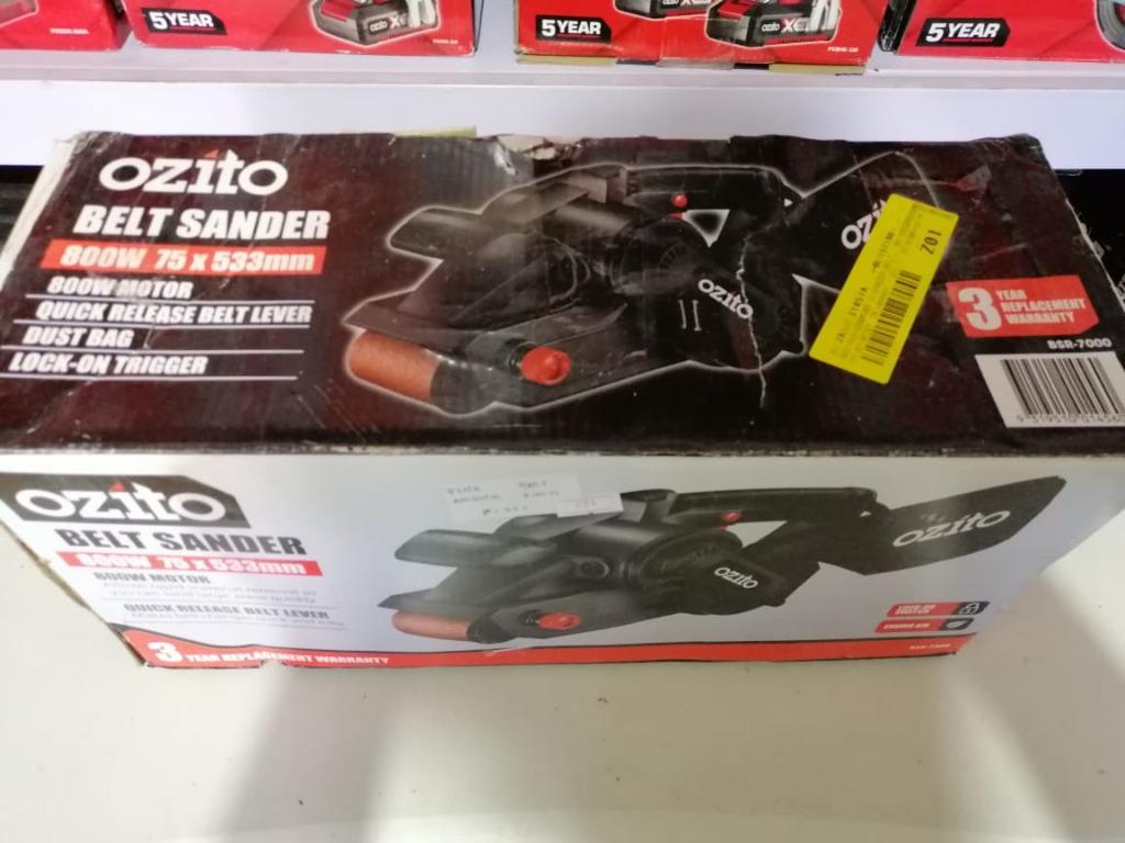 Ozito Belt Sander 800W, Commercial & Industrial, Construction Tools