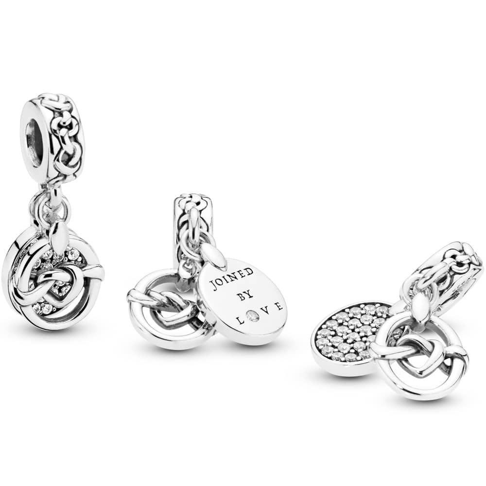 Knotted heart charm pandora clearance