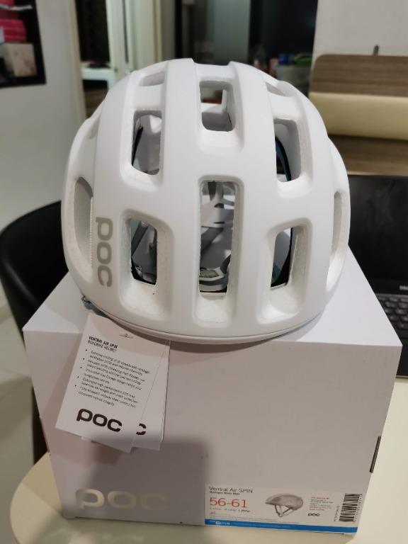 Poc ventral air shop spin white matt