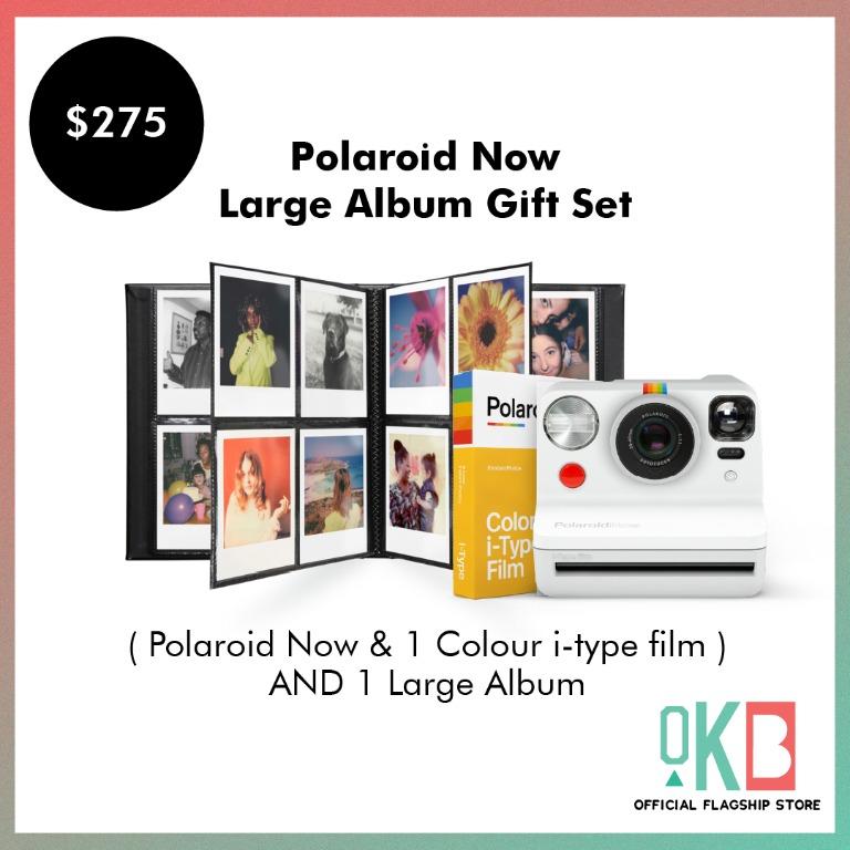 Polaroid Now (White) Large Album Gift Set (Category: Other Photography Accessories) located in Singapore. Submitted by okbrandon (Listing ID 1132723710, Image 1). Description: -------------------------Polaroid Now Features---------------------------- Point, shoot, and keep the good times forever with the Polaroid Now Album Gift Set. With a Polaroid Now camera, an album that offers the right fit for your Polaroid photos, and one pack of colour ins