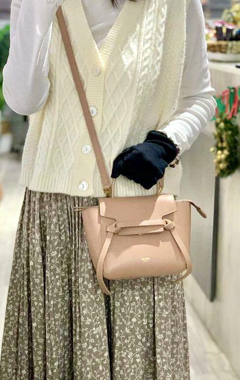 Pre-order Celine Pico Size Belt Bag Light Taupe, Luxury, Bags & Wallets on  Carousell
