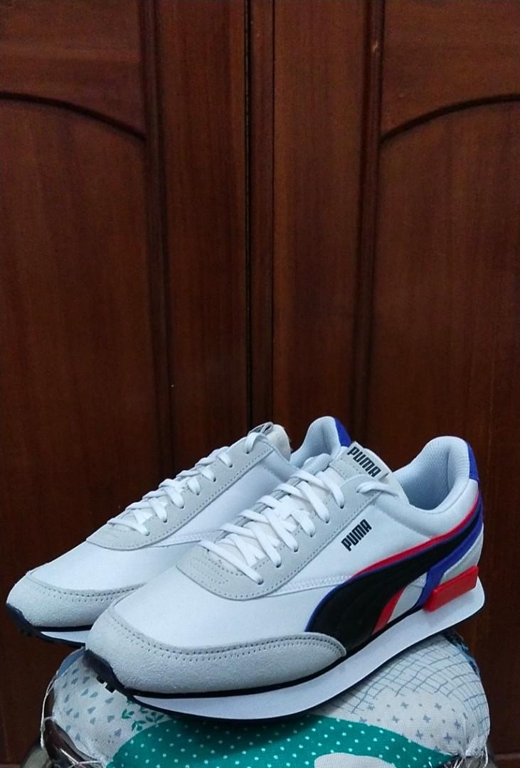 Puma Future Rider Double, Fesyen Pria, Sepatu , Sneakers di Carousell