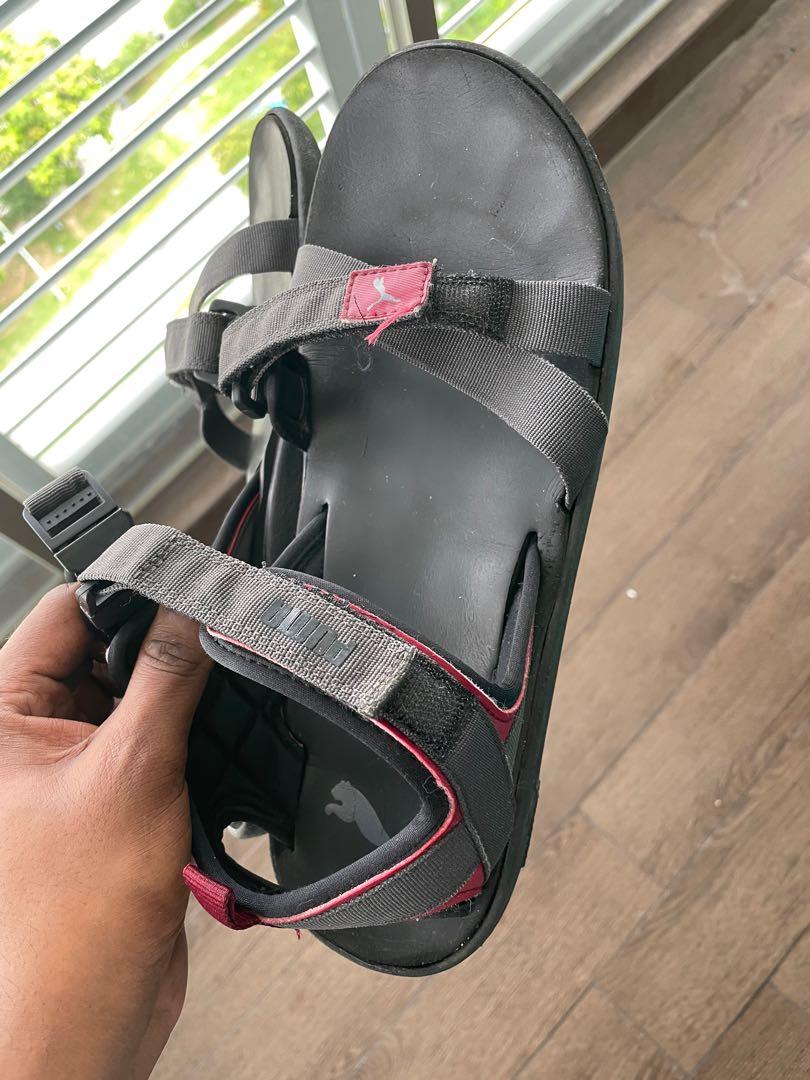 Puma men grey sandals outlet