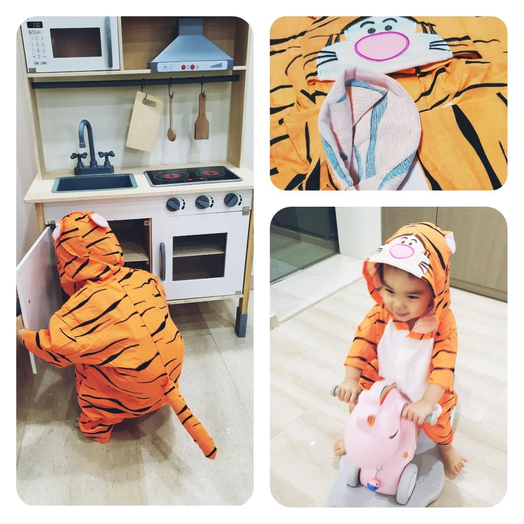 Tiger Onesie Adult, Tigger Onesie, Tigger Costume, Tiger Onesie